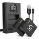 2x Batteri BP-DC15 BP-DC15-E BP-DC15-TK BP-DC15-U 730mAh + dobbeltlader