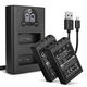 2x Batteri BLS-5 BLS-50 1000mAh + dobbeltlader