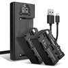 2x Batteri 4400mAh+ Dobbel Lader