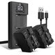 2x Batteri NP-F970 NP-NP-F550 NP-NP-F330 NP-F750 6600mAh + dobbeltlader