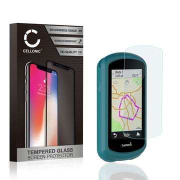 Backcover + Skjermbeskytter for Garmin Edge 1030 / Edge 1030 Plus - Silikon, grønn shell pocket tasker