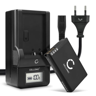 Batteri for Garmin Alpha 100 Montana 600 600T 610 680 680t 650 650t Monterra VIRB Elite 1.4 2200mAh + Lader fra CELLONIC