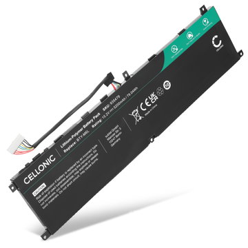 Batteri for MSI GS65, GS65 Stealth Thin, PS42, P65, PS63, P75, P65 Creator 8RF, BTY-M6L 5200mAh fra CELLONIC