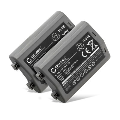2x Batteri for Nikon D850, D5, D800, D810, D4s, D4, D6, D800E, Z 9 3300mAh fra CELLONIC
