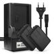2x Batteri VW-VBY100 850mAh + Lader