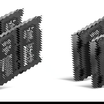 2x Batteri for Panasonic NV-GS250, NV-GS330, VDR-D250, NV-DX100, NV-GS21, NV-GS28, NV-GS33 Kameraer 2000mAh fra CELLONIC