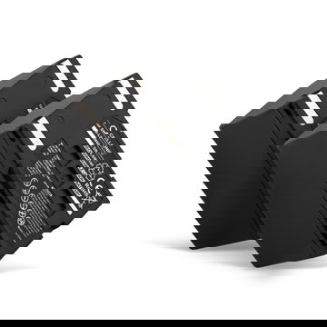 2x Batteri for Samsung SC-D365, SC-D372, SC-D455, SC-D455, SC-DC163, SC-DC165 Kameraer 2400mAh fra CELLONIC