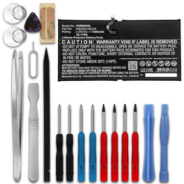 subtel Replacement Tablet Battery for Huawei MediaPad M5 10.8 / M5 Pro 10.8 + 17-Tool Tablet Repair Kit - HB299418ECW 7300mAh
