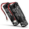 2x Batteri 3400mAh