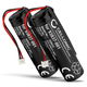 2x Batteri 93837-001 3400mAh