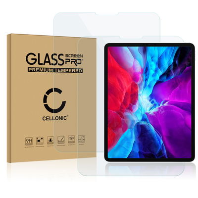 2x Skjermbeskytter glass Apple iPad 12,9 2020 (A2229 / A2233) (3D Case-friendly, 9H, 0,33mm, Full Glue) Herdet Glass