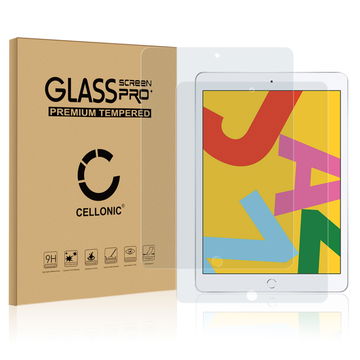 2x Skjermbeskytter glass Apple iPad 10.2 2019, 2020, 2021 (7th, 8th, 9th Gen) (3D Full Cover, 9H, 0,33mm, Full Glue) Herdet Glass