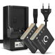 2x Batteri DMW-BCB7 CGA-S004 CGA-S004A CGA-S004E 700mAh + Lader