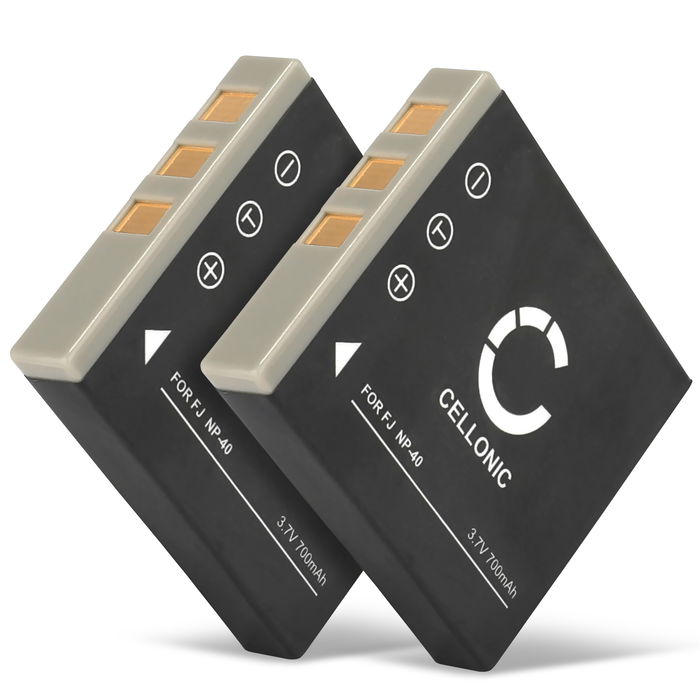 2x Batteri for Panasonic Lumix DMC-FX7, Panasonic Lumix DMC-FX2 / CGA-S004 /DMW-BCB7 Kameraer 700mAh fra CELLONIC