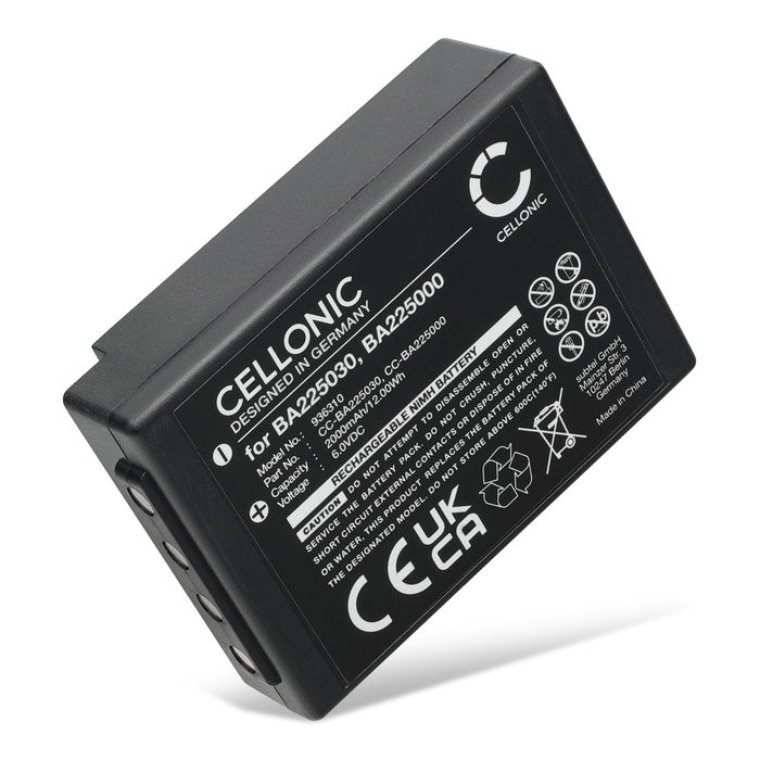 Batteri for HBC Radiomatic BA225030, BA225000, FuB05AA, 005-01-00615, BA205000 2000mAh fra CELLONIC