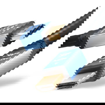 Standard HDMI Type A Cable for GigaBlue UHD IP 4K / UHD Quad 4K / UHD TRIO 4K / UHD UE 4K / UHD X3 4K TV, DVD, Blu-Ray, Camera, Monitor - 3m Standard HDMI Type A to HDMI Standard (Type A) Lead