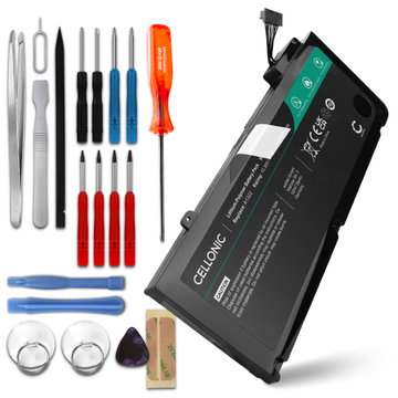 Batteri for Apple MacBook Pro 13 Unibody - A1278 - Mid 2009, Mid 2010, Early 2011, Late 2011, Mid 2012, A1322 5900mAh 11.1V + Verktøy fra subtel