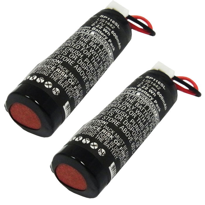 2x Batteri for Sony PlayStation Move Navigation Controller Accu 600mAh Akku bytte Batteri