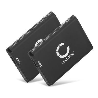 2x Batteri for Samsung NV100 HD, NV24 HD, NV11, NV30, i85, NV40 NV106 HD / Samsung SLB-1137D Kameraer 1100mAh fra CELLONIC