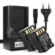 2x Batteri BN-VF808 BN-VF815 BN-VF823 BN-VF915 1500mAh + Lader