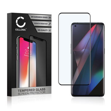 Skjermbeskytter glass Oppo Find X3 Pro (3D Full Cover, 9H, 0,33mm, Full Glue) Herdet Glass