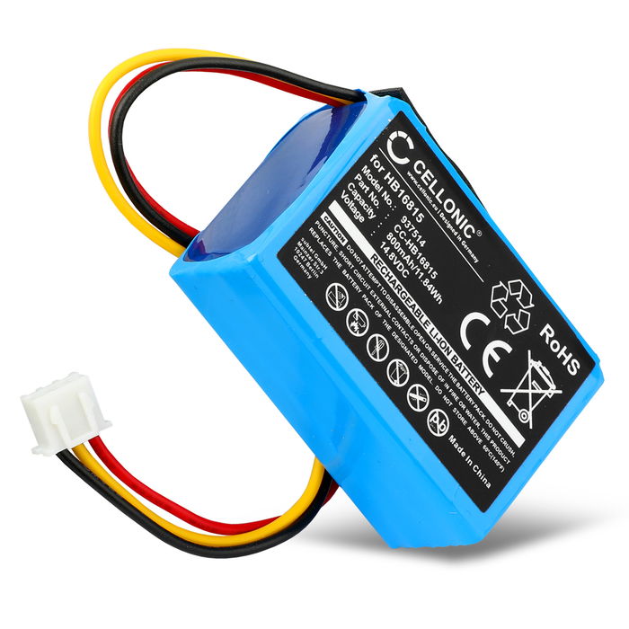 Batteri for Hobot 268, 188, 288, 198, 168, (Hobot HB16815) 800mAh fra CELLONIC