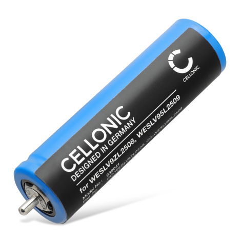 Battery for Braun 5762; Panasonic ER216; ER217; ER2301; ES2067; ES2216 (680mAh, 3.6V) from CELLONIC