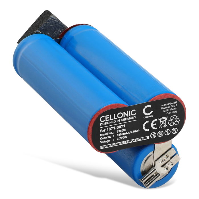 Batteri for Moser Chromstyle Pro 1871 Accu 1800mAh Akku bytte Batteri