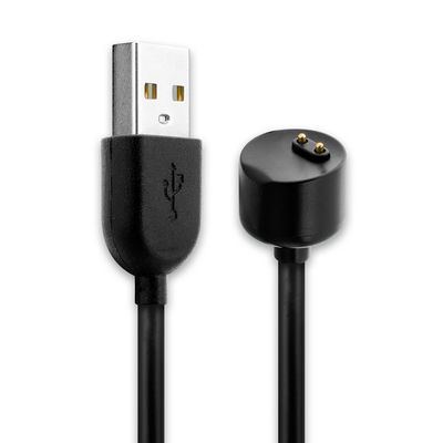 USB Kabel for Amazfit Band 5 / Xiaomi Mi Band 5 / Mi Band 6 - USB kabel, svart 1A Datakabel, svart