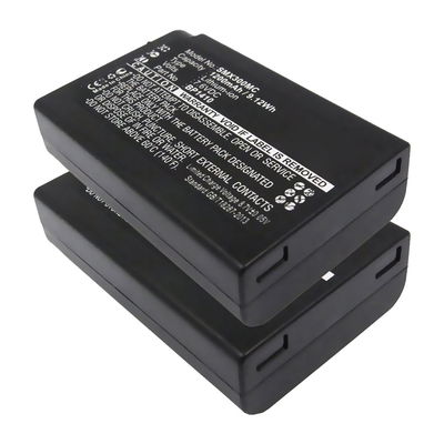 2x Batteri for Samsung NX30, WB2200F, BP1410 Kameraer 1200mAh fra subtel