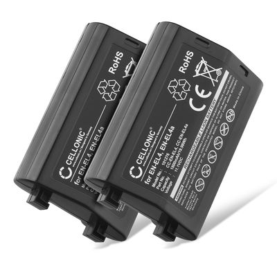 2x Batteri for Nikon D3 F6 D3X D3s D2 D2Xs D2X D2Hs D2H Kameraer 1800mAh fra subtel