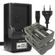 2x Batteri NP-150 1500mAh + Lader