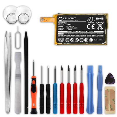 Batteri for FitBit Versa (FB504, FB505) / FitBit 261827 / R-41021555 150mAh + Verktøy fra CELLONIC