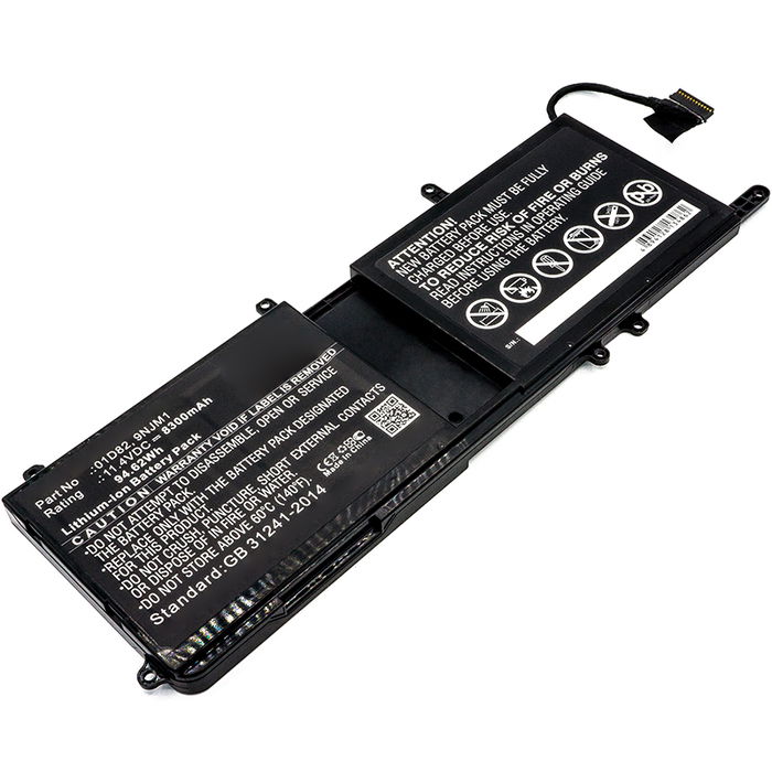 Batteri for Dell Alienware 17 R5, 17 R4, Alienware 15, 15 R4, 15 R3, HF250, 9NJM1, MG2YH 4450mAh fra subtel