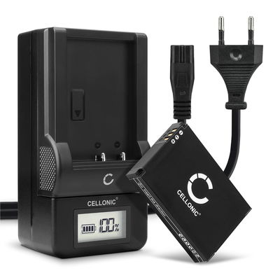 2x Batteri for Drift Ghost S, Ghost S HD, Drift HD Ghost / Drift FXDC02 / Drift 72-011-00 Kameraer 1750mAh + Lader fra CELLONIC