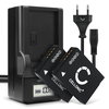 2x Batteri 890mAh+ Lader