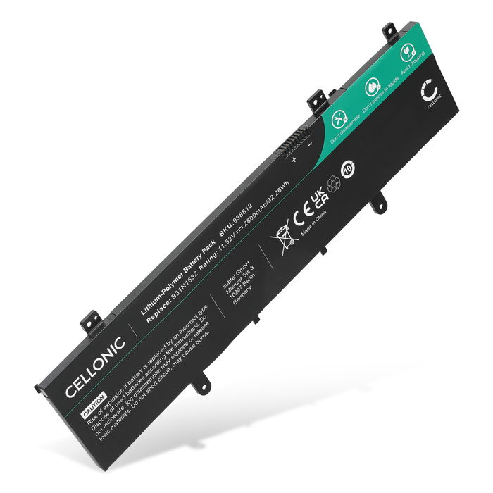 Batteri for ASUS Vivobook 14 Accu 2800mAh Akku bytte Batteri
