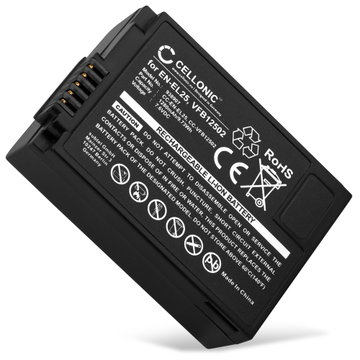 Batteri for Nikon Z fc, Z 50, Z 30, EN-EL25, VFB12502 Kameraer 1280mAh fra CELLONIC