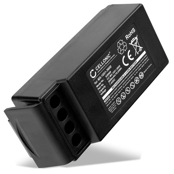 Batteri for Cavotec M9-1051-3600 EX, MC-3, MC-3000, M5-1051-3600 (Version 2) 2600mAh 7.4V fra CELLONIC