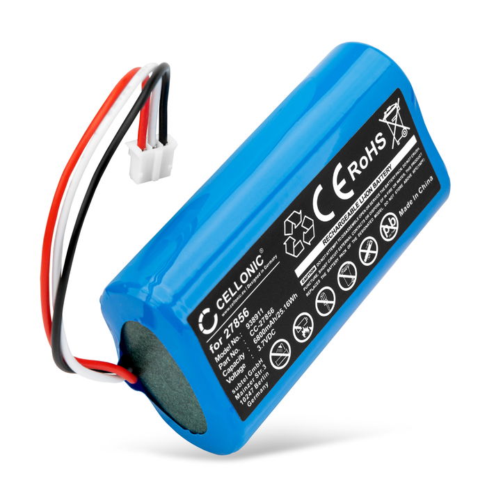 Batteri for Albrecht DR 855 / DR 860 6800mAh fra CELLONIC