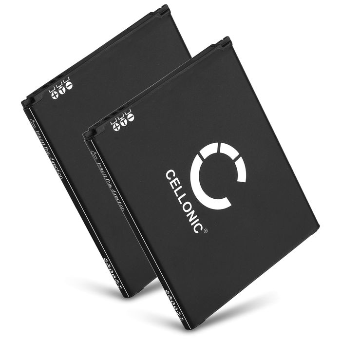 2x Batteri for 2x replacement battery for Samsung Galaxy Ace 3 / Galaxy Trend 2 Lite 1500mAh fra CELLONIC