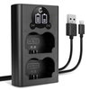Dobbeltlader + USB Kabel