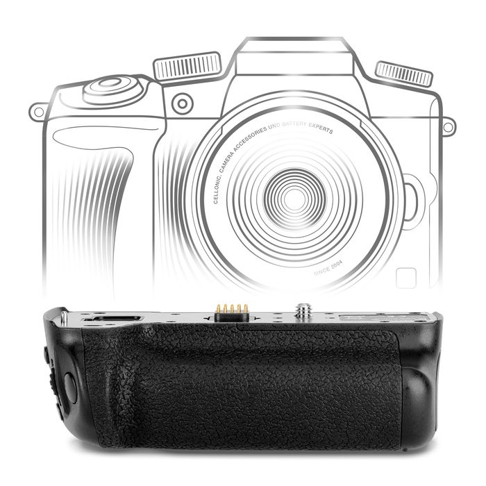 DMW-BGGH5 Batterigrep for Panasonic Lumix GH5, Lumix GH5 II Kameraer – DMW-BLF19 Vertikalt Portrettgrep