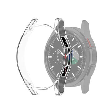 Deksel for Samsung Galaxy Watch 4 Classic (42mm) - Herdet plast, Gjennomsiktig shell pocket tasker