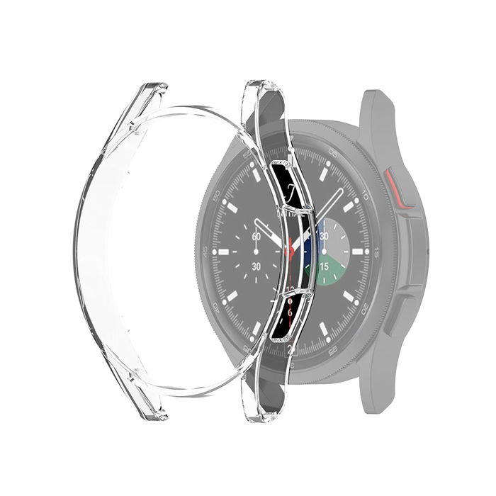Deksel for Samsung Galaxy Watch 4 Classic (42mm) - Herdet plast, Gjennomsiktig shell pocket tasker
