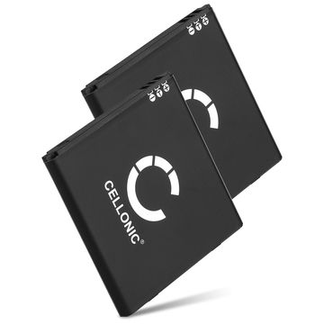 2x Batteri for 2x replacement battery for Doro 6778 Liberto 820 Mini mobile 1500mAh fra CELLONIC