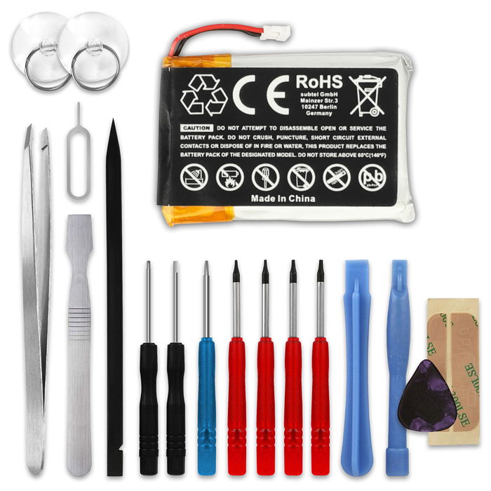 Batteri for Garmin Fenix 5 Accu 230mAh Akku bytte Batteri + Verktøy