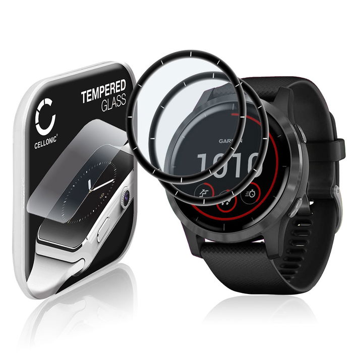 2x Panzer Glass Garmin vivoactive 4 Herdet Glass Panzer Glass Skjermbeskytter