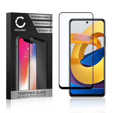 Skjermbeskytter glass Xiaomi Poco M4 Pro 5G (3D Case-friendly, 9H, 0,33mm, Full Glue) Herdet Glass