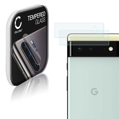 2x Ripebeskyttelse til mobilkamera Google Pixel 6 (Beskyttelse til kameralinsen på smarttelefon, 9H, 0,33mm, Full Glue) Herdet Glass